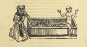 Image taken from page 13 of 'The Lamentable Vision of the Devoted Hermit (written of a sadly deceived soul and its body)
